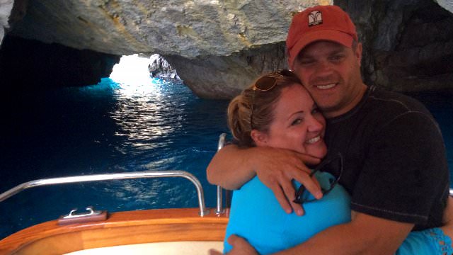 Our guests experience to some beautiful scenery while exploring the many grottos around the Island of Capri, Italy